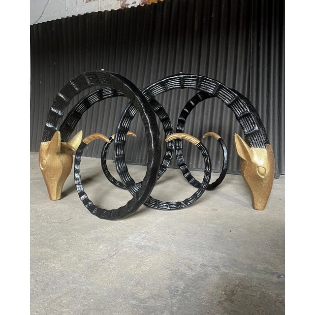 Metal 1970s Ibex Dining Table Bases - a Pair For Sale - Image 7 of 14