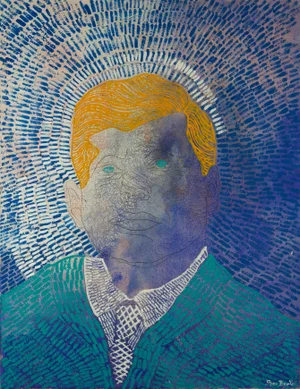 "Pursuit of Peace" Contemporary Portrait by Sax Berlin