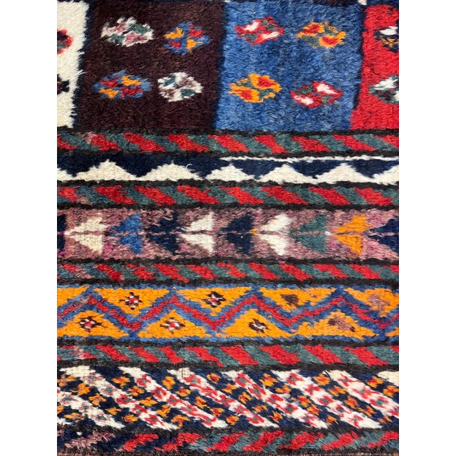 Antique Persian Tribal Lori Rug 6'1" X 7’6" For Sale In New York - Image 6 of 6