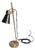 Sasso Table Lamp in Brass with Aluminum Lampshade by Luigi Caccia Dominioni for Azucena, Italy, 1948 For Sale