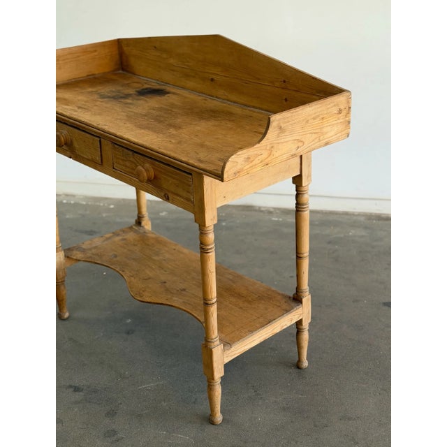 1940s Pine Console For Sale - Image 18 of 18