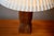 Brutalist Danish Hand-Carved Teak Table Lamp, 1960s For Sale - Image 10 of 11