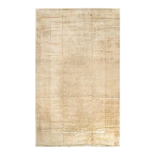 Early 20th Century Beige Fine Larestan Rug For Sale