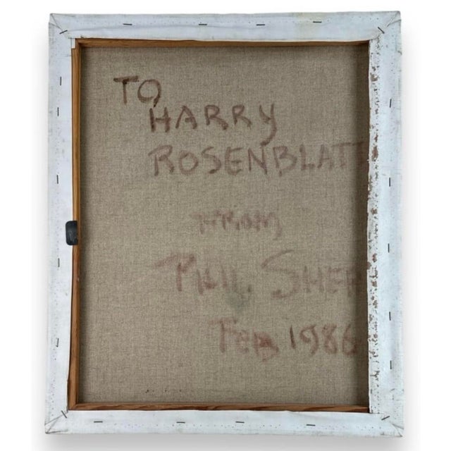 1980s Portrait of a Seated Man For Sale - Image 4 of 12