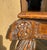 Wood Early 20th Century Walnut Writing Desk With Ram’s Head Carvings For Sale - Image 7 of 17