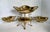 French Revival Brass Epergne Centerpiece With Three Scalloped Removable Bowls For Sale - Image 16 of 16