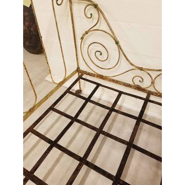 French Folding Iron Bed Chairish