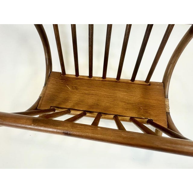 Vintage Bamboo Magazine Rack, 1960s For Sale - Image 9 of 14