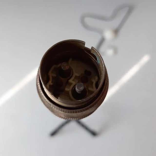 1970s French Brutalist Chain Link Floor Lamp, 1970s For Sale - Image 5 of 6