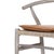 Four Hands Muestra Dining Chair W/ Cushion - Whiskey Saddle, Weathered Grey Teak For Sale - Image 9 of 9