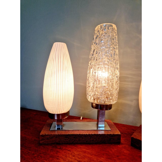 Mid-Century Bedside Lamps, 1960s, Set of 2 For Sale - Image 4 of 11