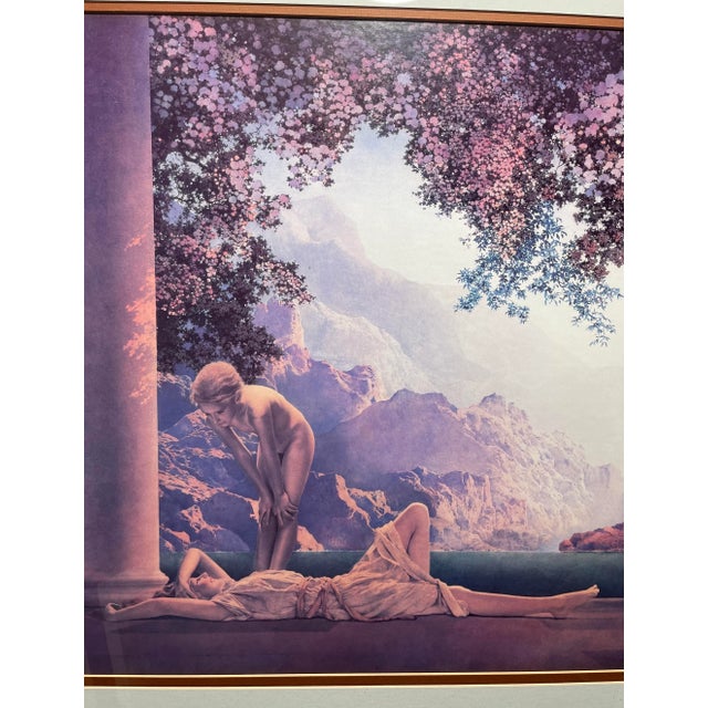 Early 20th Century Early 20th Century, Maxfield Parrish Daybreak Collotype Print, Framed For Sale - Image 5 of 8