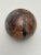 Sienna Classical Greek Marble Orb Sphere on Brass Ram’s Head Stand For Sale - Image 8 of 12