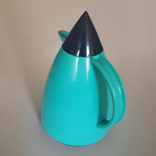 Postmodern Brasil Thermos Jug by Emsa, 1980s, in Very Good conditions. Designed 1980 to 1989 This piece has an attribution...
