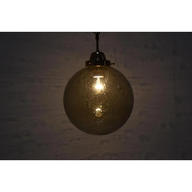 Mid-Century Glass Pendant from Kamenicky Senov, 1960s For Sale - Image 11 of 13