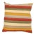 Arteverk Handwoven Reversible Wool Kilim Floor Pillow — Gold & Red Stripe (36") For Sale