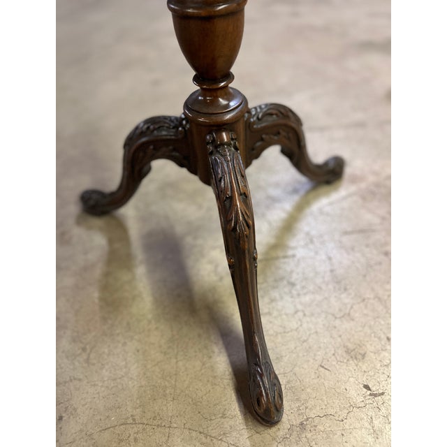 19th Century English Mahogany Pie Crust Table For Sale - Image 4 of 4