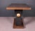 French Art Deco Two-Tone Walnut Table With Nickeled Mounts For Sale - Image 4 of 9