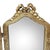 Antique Italian Giltwood Tri-Fold Mirror with Ribbon Crest Hollywood Regency For Sale - Image 4 of 11