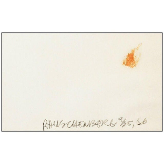Robert Rauschenberg 1960s Night Grip, Robert Rauschenberg For Sale - Image 4 of 5