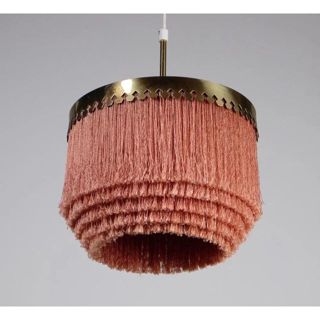 Brass and silk fringes. Produced by Hans-Agne Jakobsson, Markaryd, Sweden, 1960s. Measures: Diameter 28 cm. Height is...