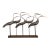 Joseph Famulari Metal Group of Egrets Sculpture by Austin Productions For Sale