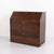 Antique Empire Oak Secretary Desk with Inlay and Brass Fittings, 1840s For Sale - Image 11 of 13