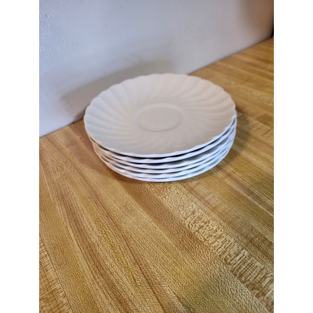 Late 20th Century Vintage Johnson Brothers Bread Plates Athena - Set of 6 For Sale - Image 5 of 9