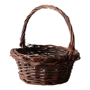 Vintage Wicker Handle Basket