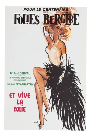 Vintage Poster by Jacques Darnel, 1970s