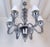 1990s Blue-Gray Murano Glass Mid Century Modern Chandelier For Sale - Image 4 of 12