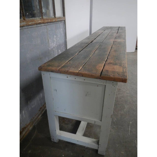 Industrial Vintage Chest of Drawers in Oak and Fir, 1950s For Sale - Image 3 of 13