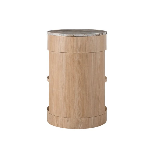 Universal Furniture Contemporary Breeze Marble Top Nightstand For Sale - Image 4 of 5