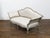19th Century Italian Rococo Style 19th Century Painted Settee with Out Scrolling Arms For Sale - Image 5 of 12