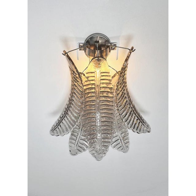 Metal Italian Murano Sconces, 1990s, Set of 2 For Sale - Image 7 of 13
