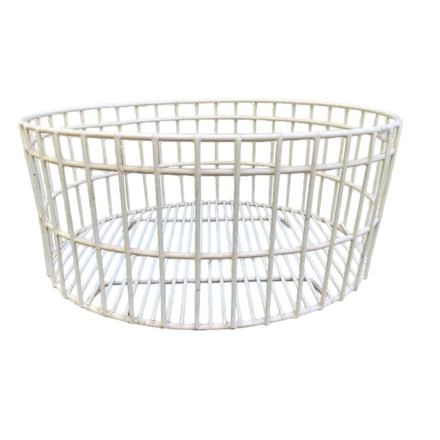 American Industrial Wire Basket Chairish