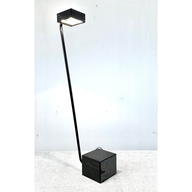 Modern 1980’s Modernist Halogen Cantilevered Desk Lamp in Black For Sale - Image 3 of 12