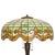 Antique American Art Nouveau Bronze & Leaded Glass Table Lamp by Wilkinson, 1910 For Sale In Portland, OR - Image 6 of 11