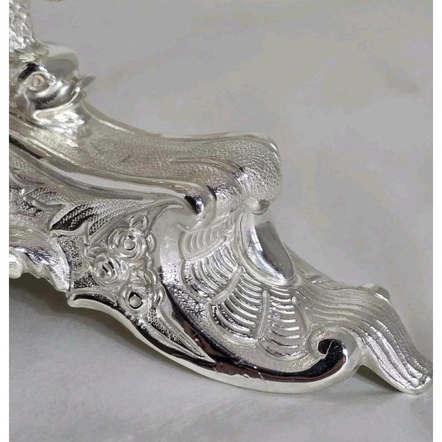 Late 20th Century Sterling Silver & Glass Centrepiece from Hugh Crawshaw, 1995 For Sale - Image 15 of 18