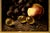 Late Victorian Still-Life Painting of Grapes and a Peach, by Oliver Clare For Sale - Image 4 of 7