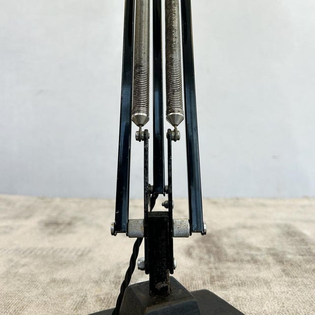 Black Model 1209 Anglepoise Desk Lamp by Herbert Terry, 1930s For Sale - Image 6 of 12
