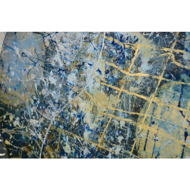 The Ecstasy of Gold is a striking mixed-media work on board by Italian artist Lola Vitelli, distinguished by its...