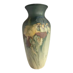 Antique Weller Pottery Hand-Painted Art Nouveau Vase