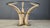 Cream Vintage Faux Tusk Center or Side Table in the style of Valenti, 1970s For Sale - Image 8 of 11