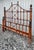 Wonderful queen size pagoda style bed. Hollywood regency glamour with cast metal pineapple finials atop the four posts and...