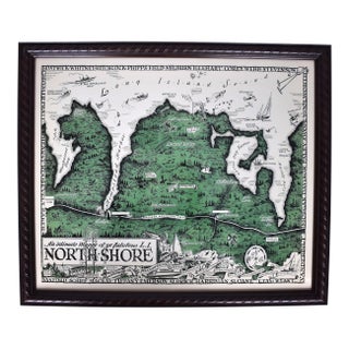 An Intimate Mappe of Ye Fabulous l.i. North Shore For Sale