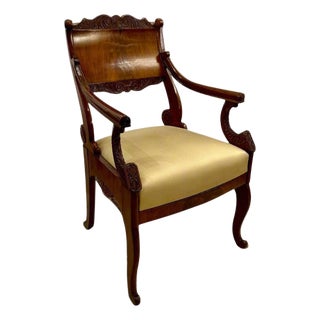 19th Century Single Neoclassical Armchair, Russia For Sale