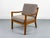 Ole Wanscher Danish Teak and Wool Senator Lounge Chair by Ole Wanscher for P. Jeppesen, 1980s For Sale - Image 4 of 18