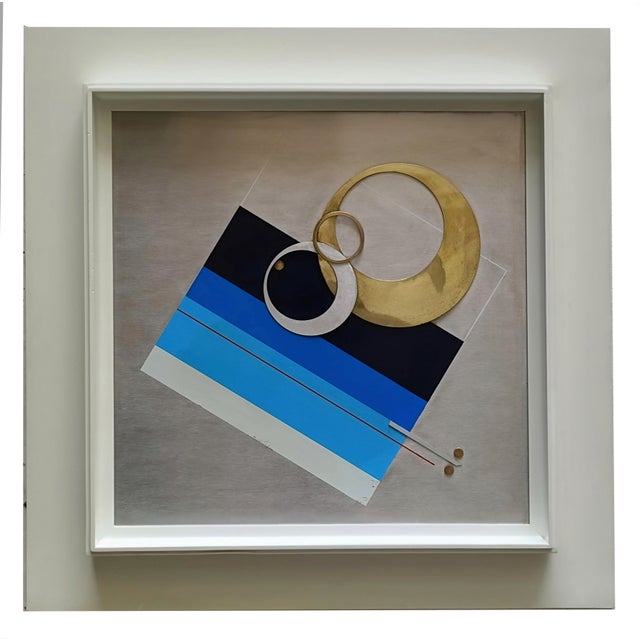 Mid-Century Modern Siro Covey, Prospettiva, 1970s, Screen Printing on Steel For Sale - Image 3 of 10