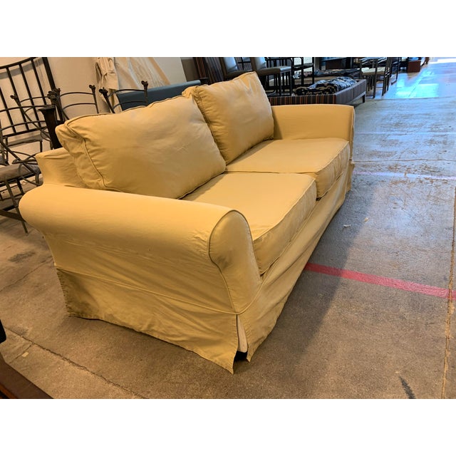 Pottery Barn Comfort Rolled Arm Sofa Slipcover Chairish